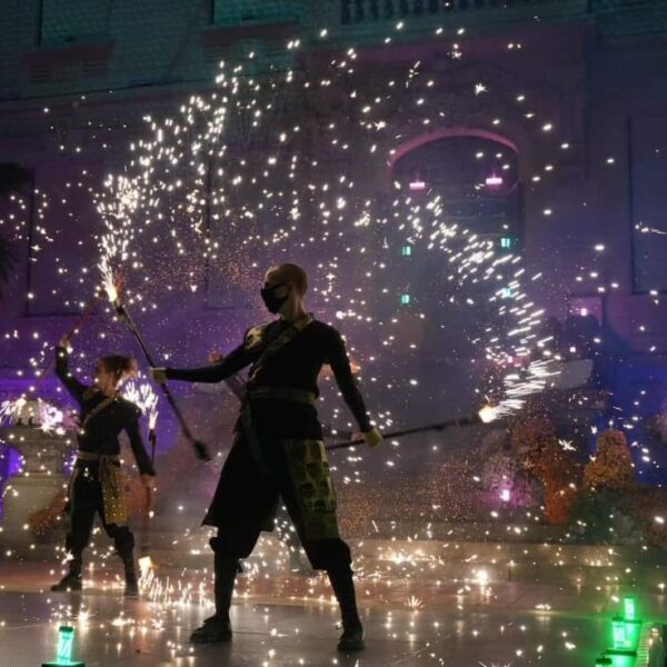 Le Monde de Félix - Spectacle de magie - spectacle de feu - jonglage lumineux - sculpture sur ballon - sculpture de ballon - Lyon Rhône-Alpes France